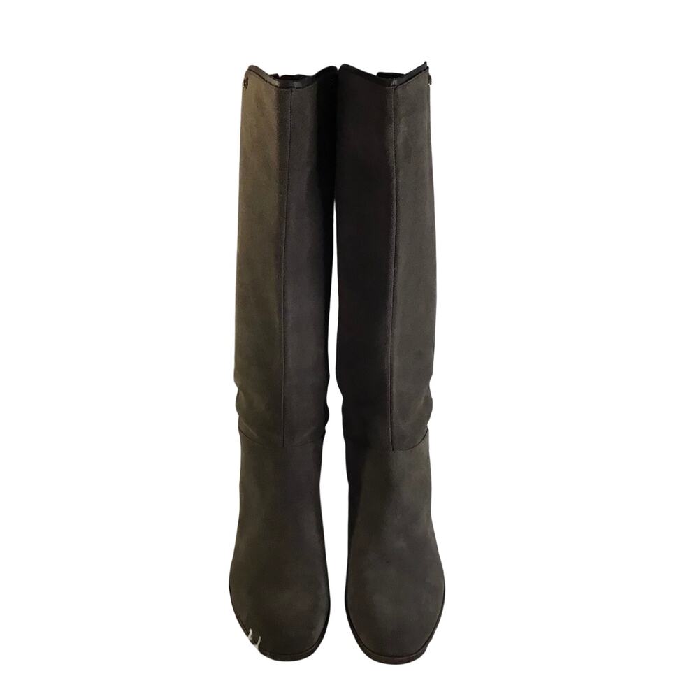 Louise Et Cie Brown Suede Wide Leg Gray Riding Boots Women's Size 9M